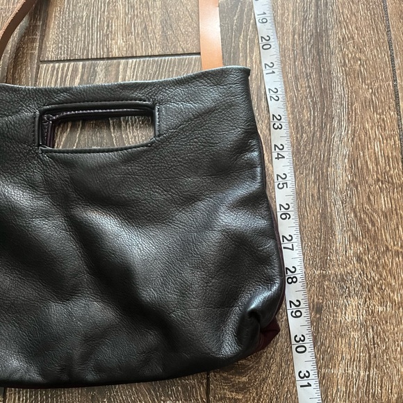 NWOT AWL SNAP color blocked soft pebbled leather boho crossbody/handbag - Picture 6 of 15